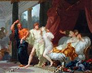 Baron Jean-Baptiste Regnault Socrate arrachant Alcibiade du sein de la Volupte china oil painting artist